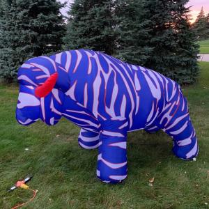 Lg RW&B Buffalo Inflatable