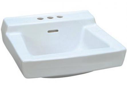 Gerber 19x17 White Wall Hung Lav