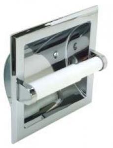 Chrome Recessed Tissue Holder
