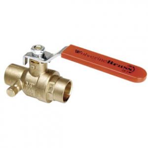 1/2" Sweat Ball Valve W/ Drain