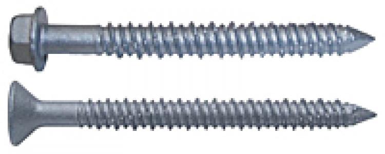 100Pk 1/4x1-3/4 SS Hex Tapcon