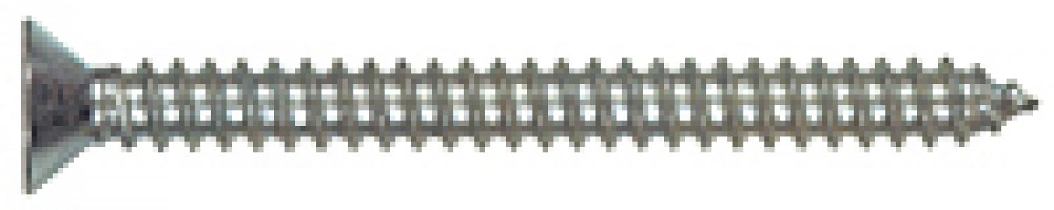100PK 6x2 SS FH Metal Screw