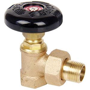 BRZ 1/2" MIP Radiator Valve