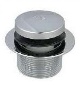 Chrome Foot-Operated Bath Drain