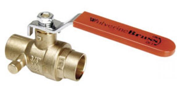 3/4" Sweat Ball Valve W/ Drain