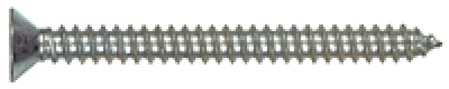 100PK 12x3/4 SS FH Metal Screw