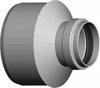 6"x 4" SXG PVC Eccentric Ftg