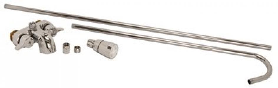 Chrome Add On Leg Tub Shower