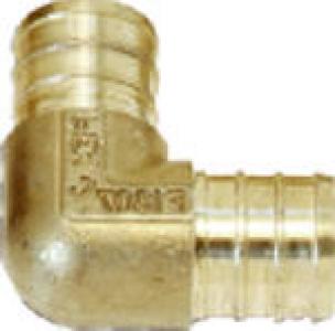 3/4" Brass Barb Pex Elbow