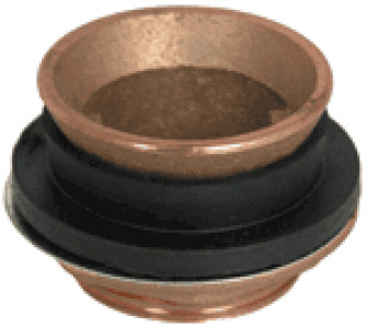 1-1/4" Brass Closet Spud