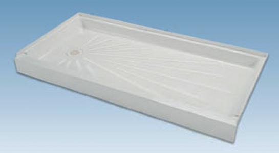 30x60 LH White Shower Base
