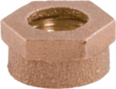7/8" B/C  Brass Supply Nut