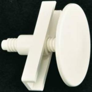 White Faucet Hole Cover