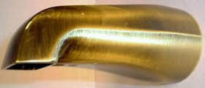 Ant Brass Tub Spout No Diverter