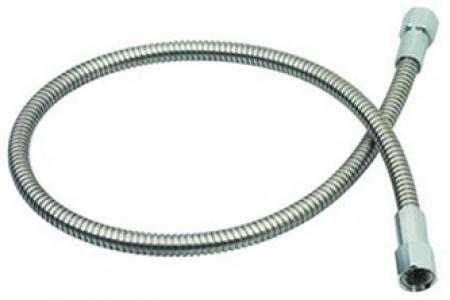 T&S 7/16x72" SS Flexible Hose