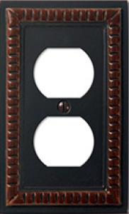 Chocolate 1 Duplex Wallplate