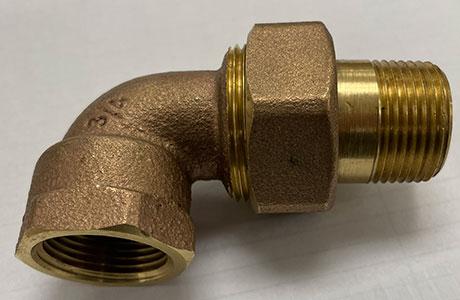 3/4" 90* Radiator Union Elbow