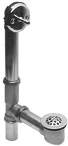 17GA Tub Drain w/ Stop WGT ST