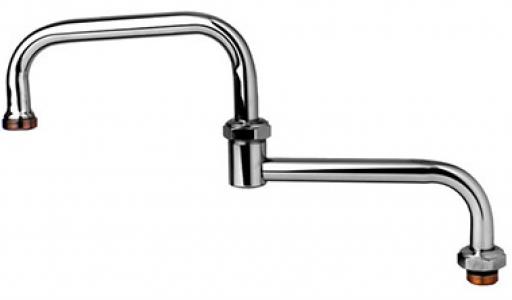 15" T&S Double Joint Swing Spout