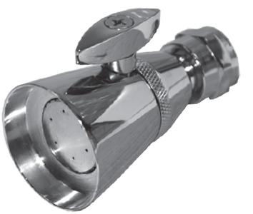 1-3/4" CP Brass Shower Head