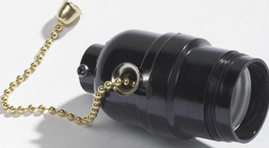 3-Way Pull Chain Socket