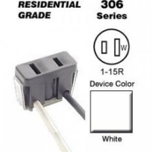 Black Convenience Plug /2Wire