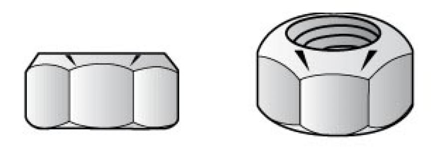 10Pk 7/8-9 Torque Stop Nut