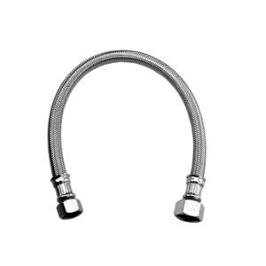 3/8"x1/2FIPx24" SS Fau Connector