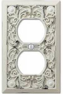 Arbsque White 1 Duplex Wallplate