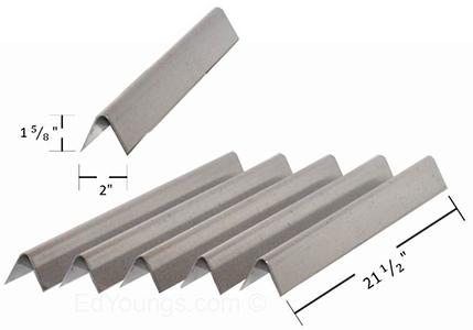 5PC SS Flavorizer Bar/Silv A/500