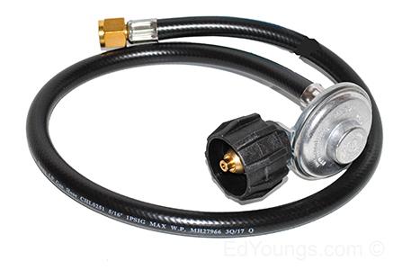30" Gen.Hose/Regulator QCC1 LP