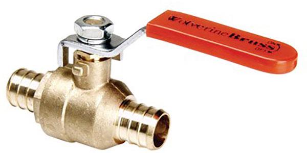 1/2 x 1/2 Barb Pex Ball Valve