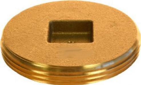 3-1/2 Brass Countersunk Plug