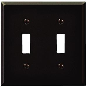 Ant Bronze 2 Toggle Wallplate