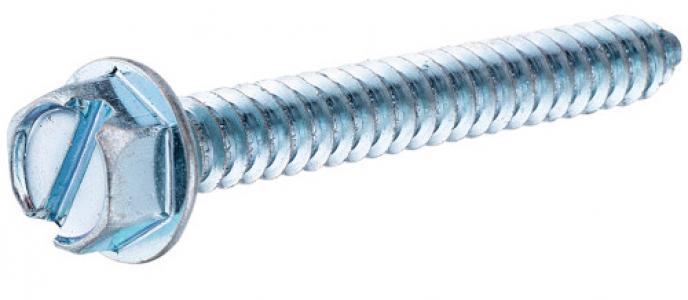 100Pk 6x1-1/4 Hex Slot SM Screw