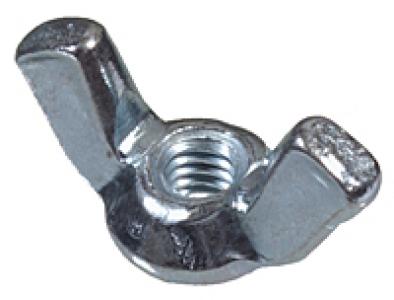 100Pk 6-32 Zinc Wing Nut