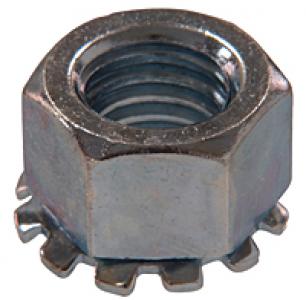 100Pk 6-32 Zinc Keps Lock Nut