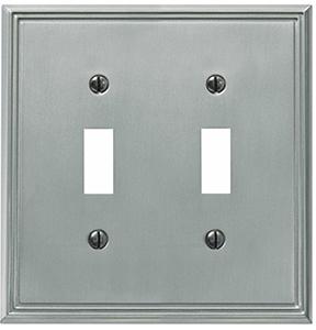 ML Nickel 2 Toggle Wallplate