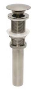 Nickel Pl Vessel Pop Up Assembly