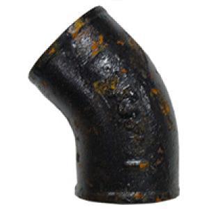 4" Cast Iron 1/8 Bend 45* Elbow