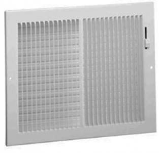 12x4 White Sidewall Register