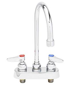 T&S 4" Centers Gooseneck Faucet