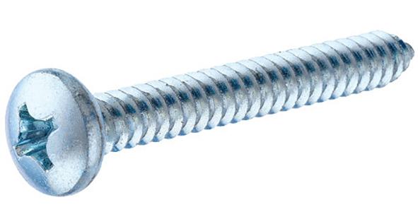 100Pk 6x1/4 Phil PH Metal Screw