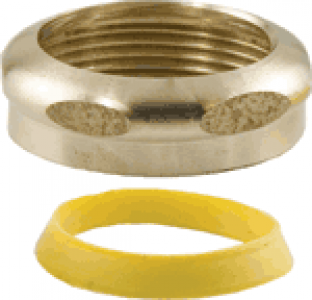 1-1/2" Brass Slip Joint Nut