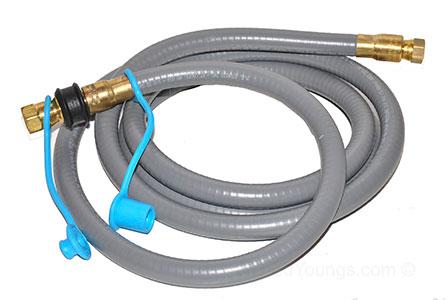 10' 1/2" NG Hose w/ 3/8" QD