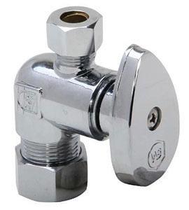 5/8"x3/8" 1/4 Turn Straight Stop