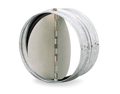 6" In Line Backdraft Damper