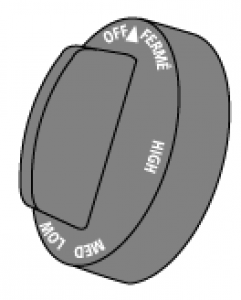 Gas Valve Knob "05" Series