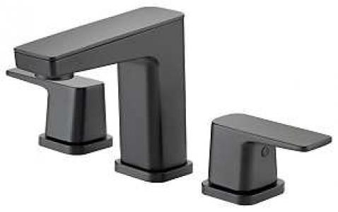 Black 2 Handle Lav Faucet
