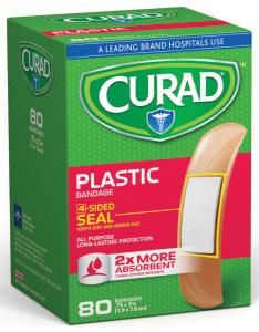 80CT 3/4"x3" Plastic Bandage